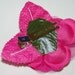 Turquoise Black Rose Flower Hair clip, Sash clip or brooch for Prom Weddings and more