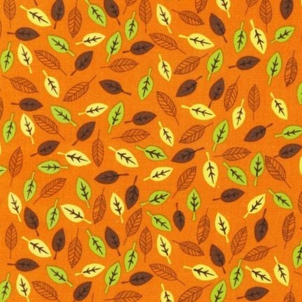 SALE Spring Leaves Playday Fabric by SEI for Robert Kaufmann 1 Yard