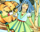 Beth and Peter Share a Joke - 5x7 - Print