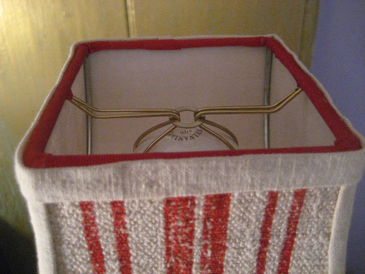 Antique Grainsack Square Lampshade
