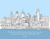 Philadelphia Skyline Print
