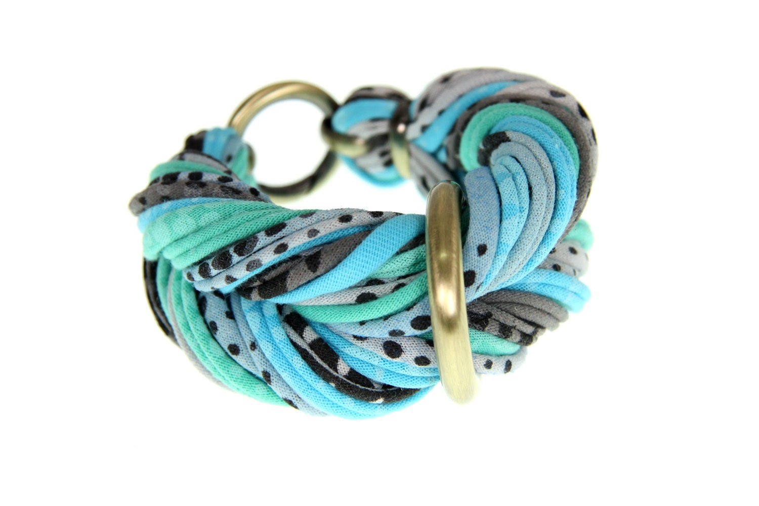 Braided Fabric Knot  Bracelet Chic Jewelry Tribal Bangle Chunky Cuff Friendship Women Boho Stack Bangles Bracelets Mint Blue Grey Black CIJ