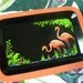 Vintage 1940s pink flamingo tropical tip tray