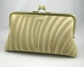 Gold Lines - Silk Lined Clutch Bag