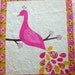 Piper the Peacock--Crib Toddler Size Quilt