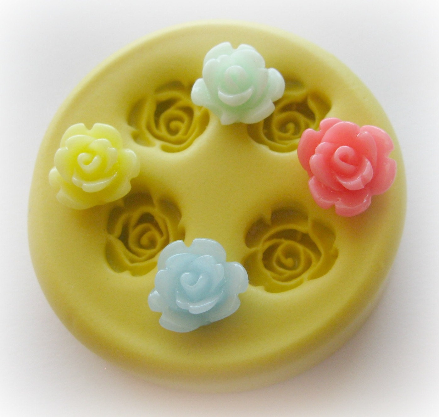 Rose Mold Flower Silicone Flexible Clay Resin Mould