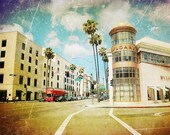 California Photography, Los Angeles, Rodeo Drive, Summer Time, Palm Trees, Wall Decor, Travel Photography, Pop, Retro - Retro Rodeo