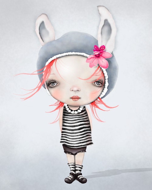 Girl Art, Girls have more fun, illustration for Girls