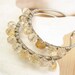 Citrine Rondelle Sterling Silver Hoop Earrings - MAMI-E