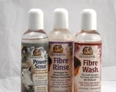 Unicorn Fibre Trio - 4 oz. Each - Fibre Wash Rinse and Power Scour