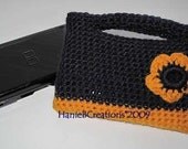 Crochet Pattern PDF for Nintendo DS Lite Case for girls w/ flower -