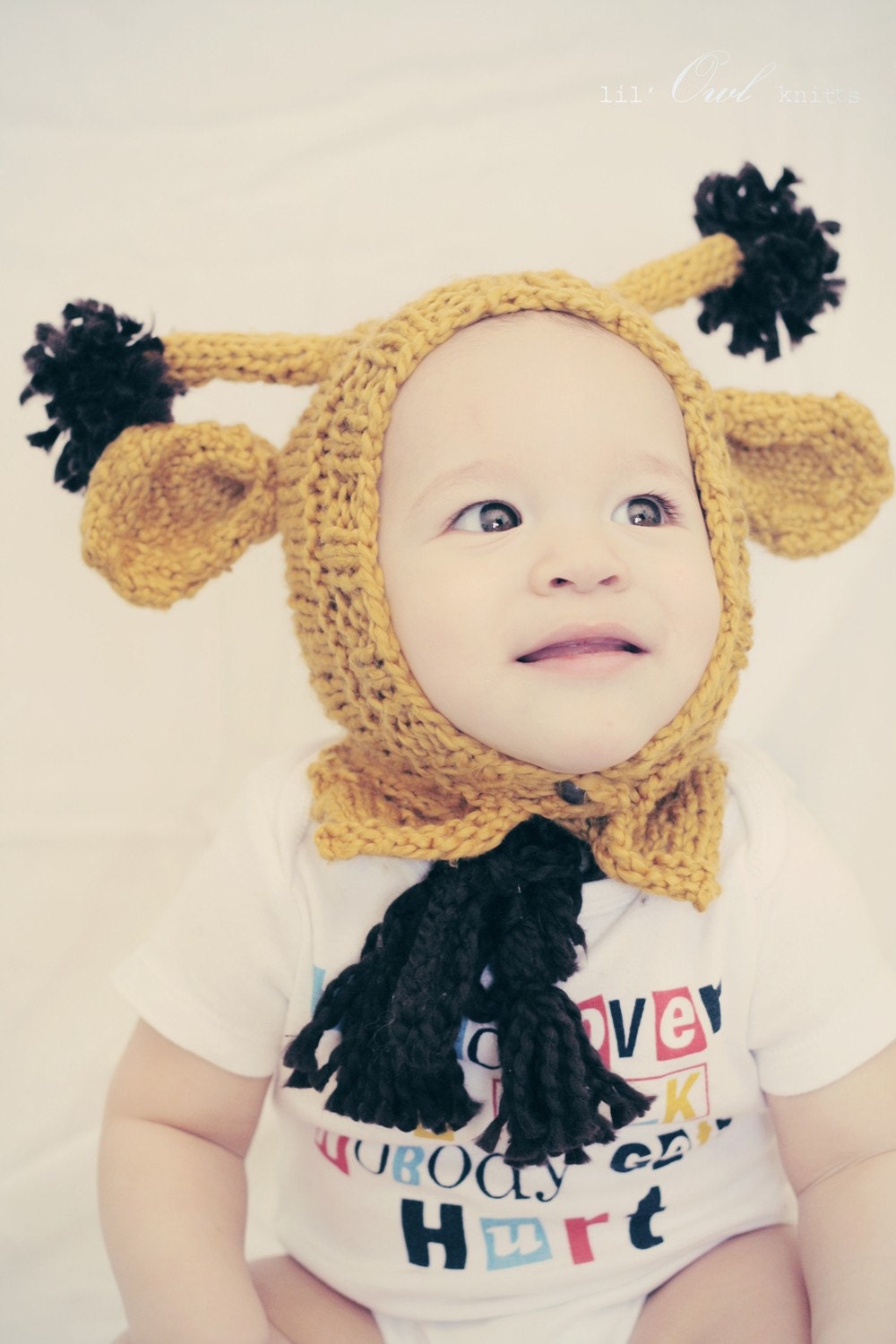 lil yellow giraffe whimsie ORGANIC