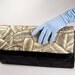 Vintage Luxury Frog Skin Clutch Purse