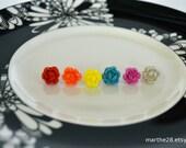 kawaii resin 10mm cabochon earrings, your choice color