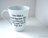 rosalie hale hand painted mug