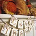 Thanksgiving Decoration GIVE THANKS Fall Banner hostess gift