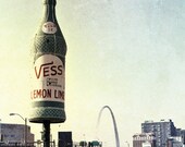 Famous Vess Bottle and St. Louis Gateway Arch