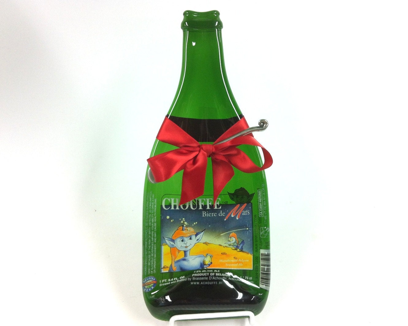 Melted Bottle Cheese Tray / Chouffe Biere de Mars Springtime Seasonal Ale / Beer