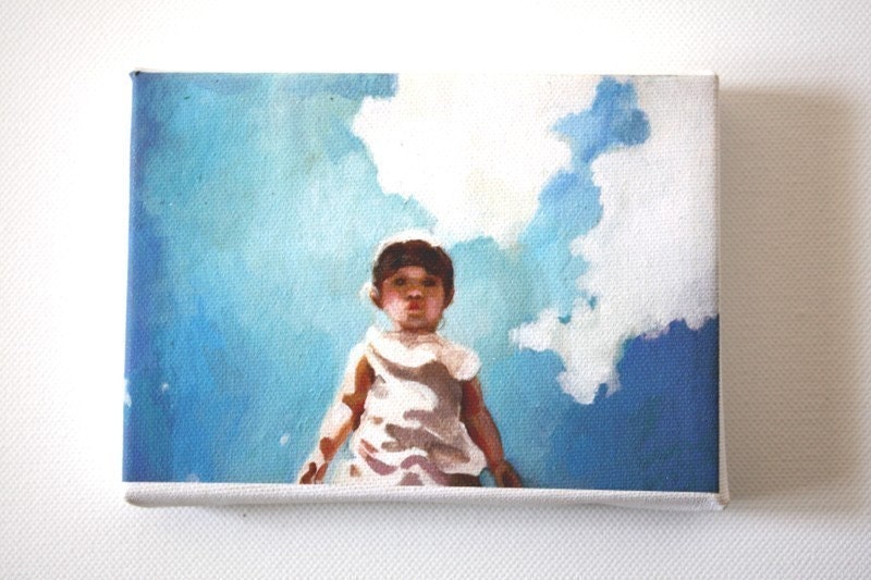 Sky / tiny canvas print