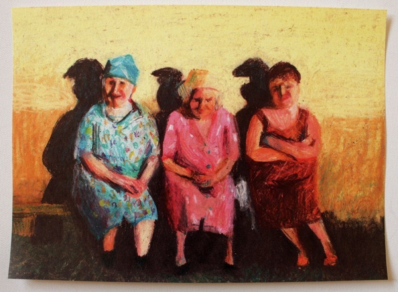 Folk art /   Sharing our secrets / Print