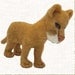 Needle Felted Mountain Lion Wool Art Collectible