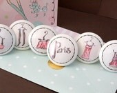 Door Pull Ooo La La  Paris  Lingerie 6 pc Set