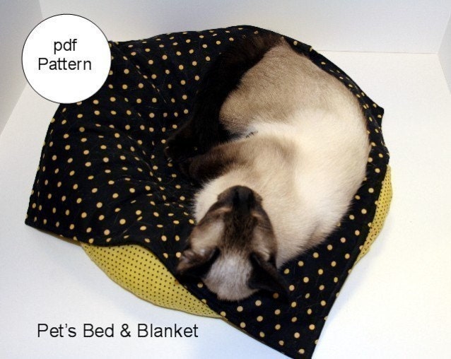 Pet's Bed and Blanket pdf Sewing Pattern