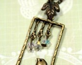 Star Light Star Bright Wish Necklace Antique Brass