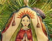 Spanish Colonial Virgin Mary Ornament