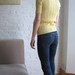 lovely yellow vintage sweater (S M)