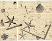 Digital Download, No. 095, Collage Sheet for Gift Tags and Scrapbooking