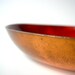Red Enamel on Copper Bowl
