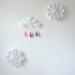 Rain Cloud Mobile Nursery Children Decor-Summer Cloud mobile.... Rain of colors.... Peach-Pink-Lavande-by The Butter Flying