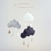 Cloud mobile for nursery "PARIS" by The Butter Flying