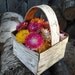Small Birch Bark Berry Basket, makes a wonderful Flowergirl basket.