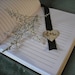 Birch bark covered journal or guest book, engraved for the woodland rustic nature home or wedding.