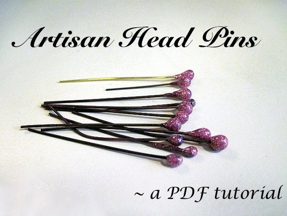 PDF Tutorial- Make Easy Artisan Head Pins with UTEE