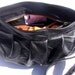 Pleated Black Leather Clutch - Custom Order