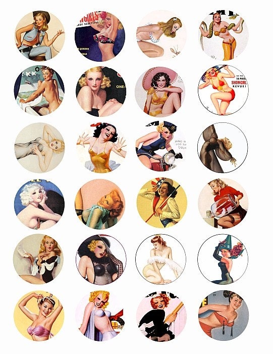 vintage pin up clipart - photo #12
