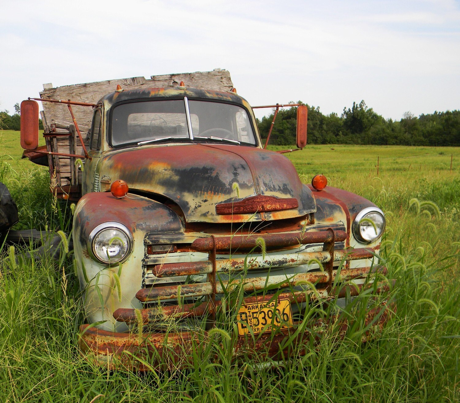 Vintage Farm Truck Fine Art Picture by evesgardengate on Etsy