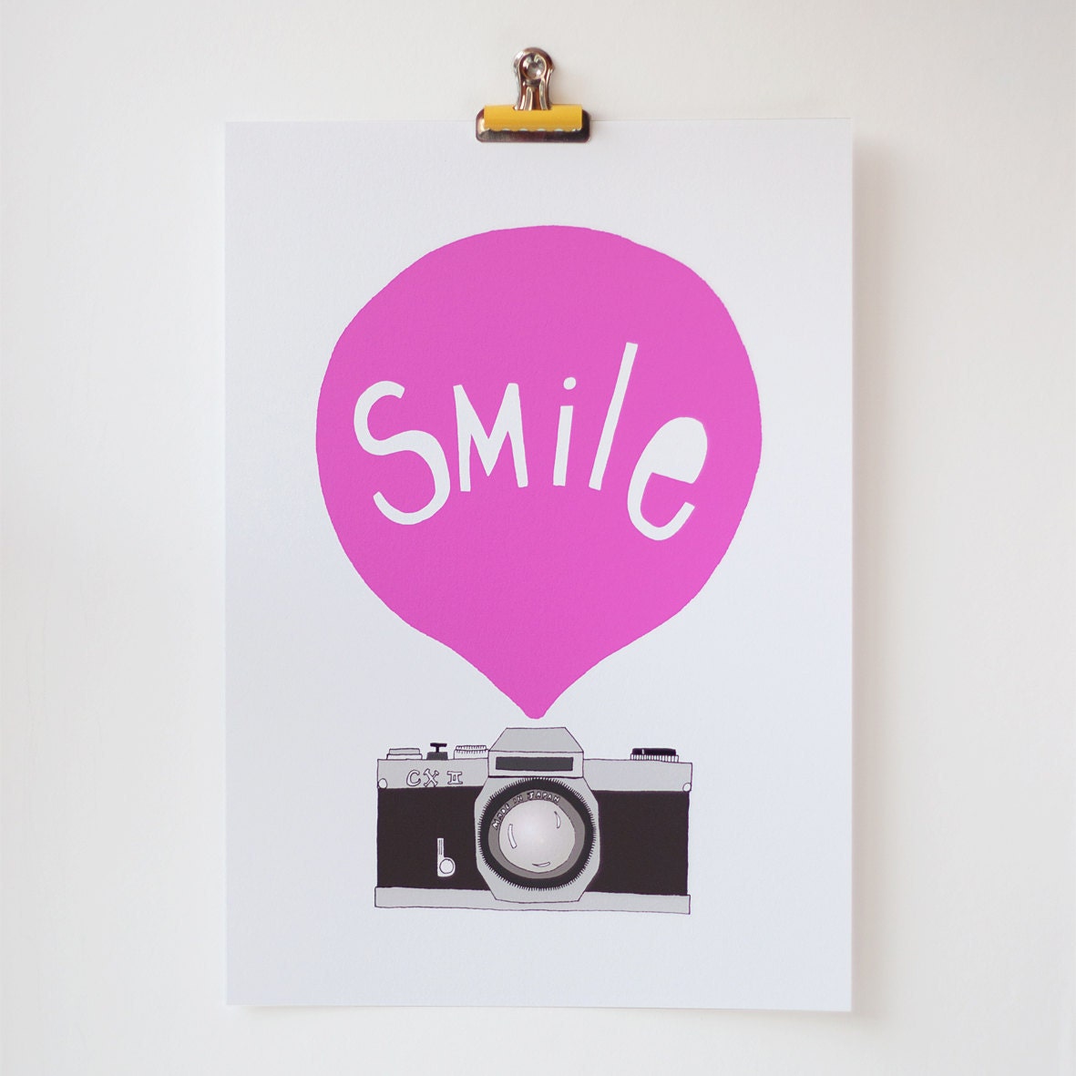 Smile (A3 Pink)