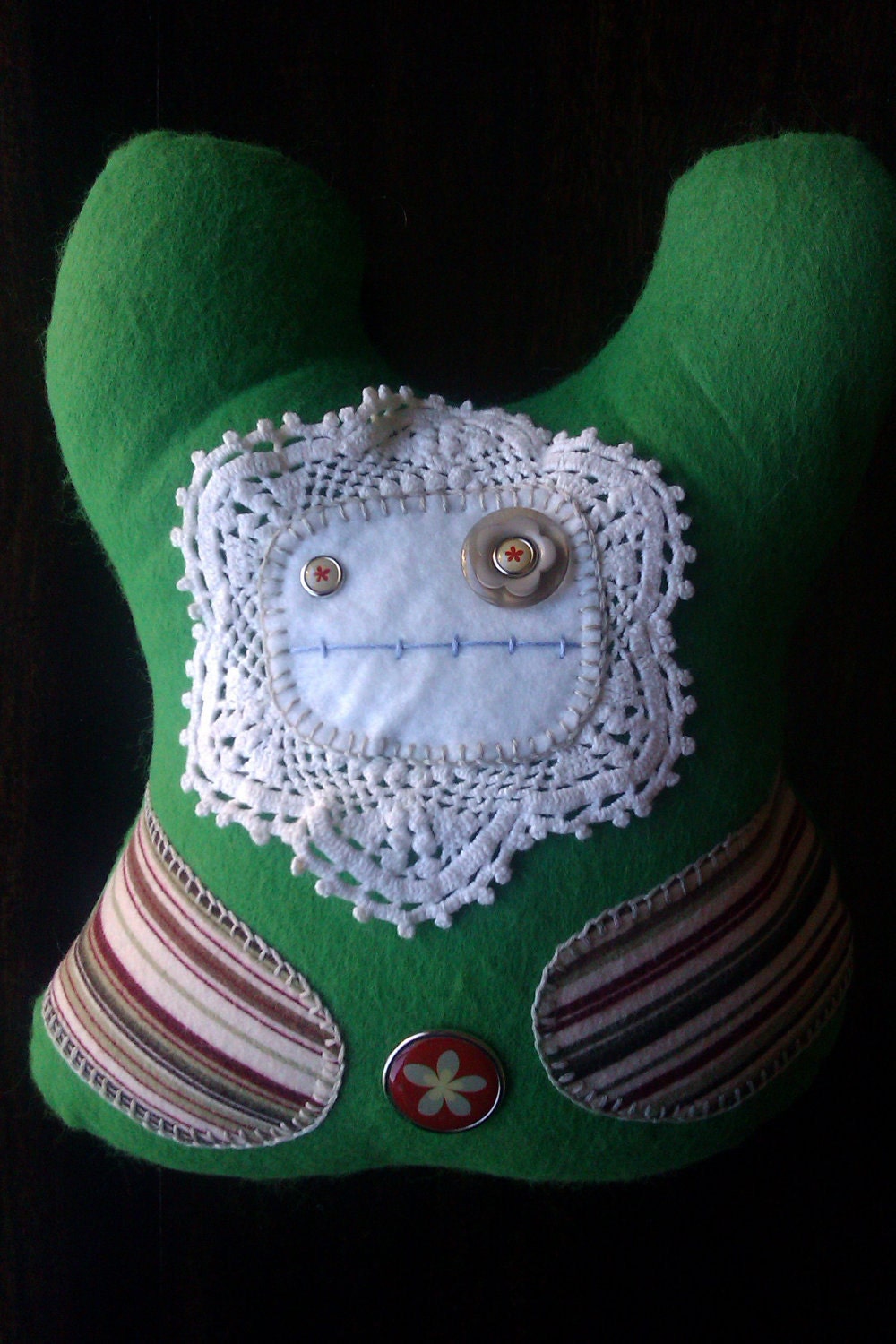 THE MARQUIS - a handmade felt plushie / softie