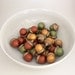 Autumn Acorns, Bowl Fillers, Painted Wooden Acorns, Fall Wedding Decor, set of 30 - MADE TO ORDER