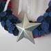 July 4 Wreath, Red White and Blue Wreath, Summer Wreath, 14 inch size
