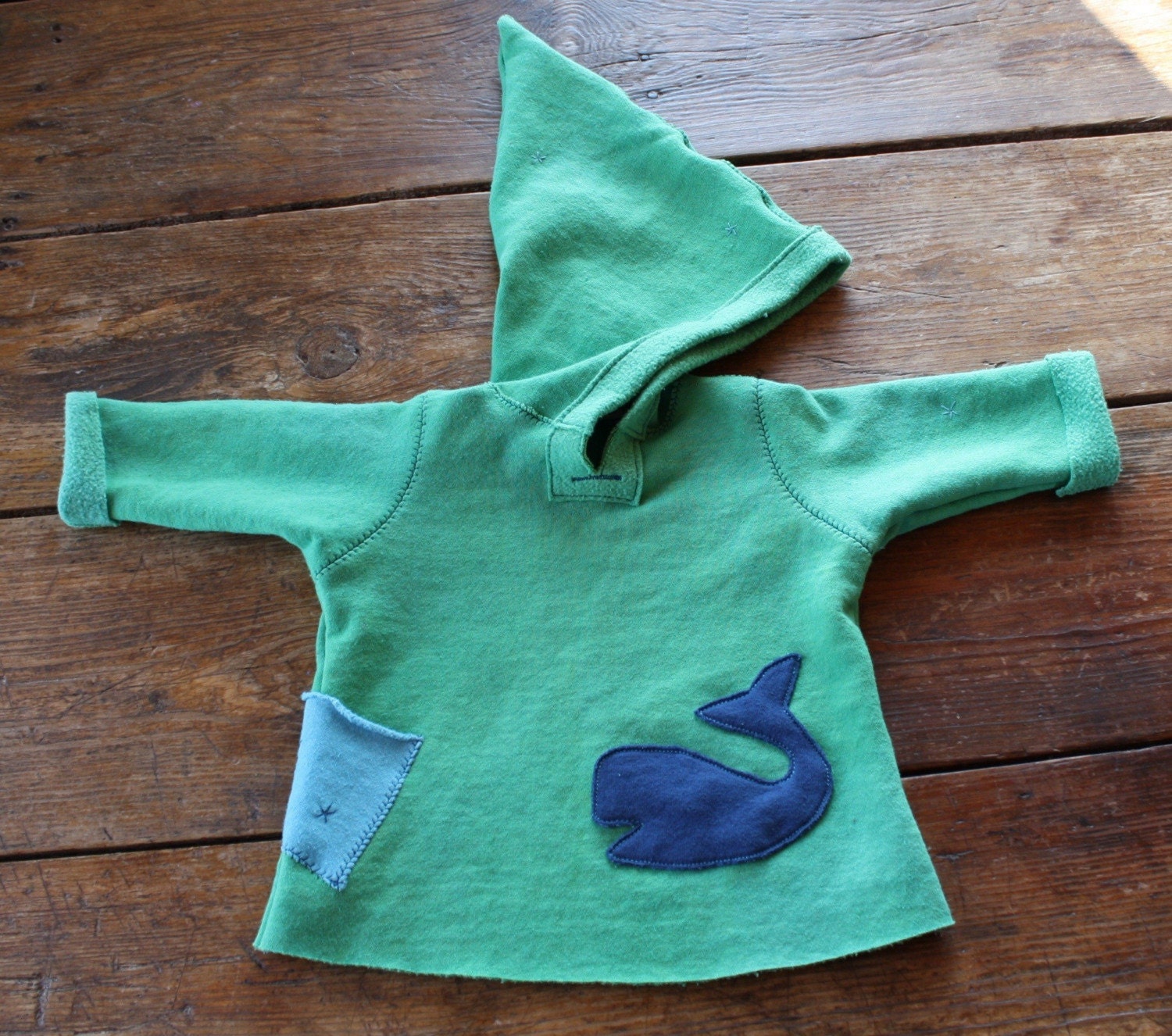 organic whale of a hoodie