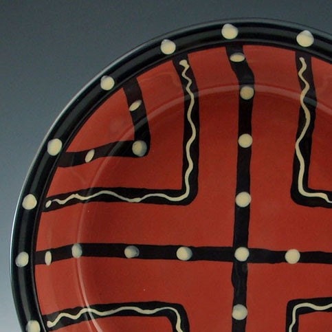 Crossing Pie Plate - Terra Cotta