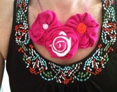 Rebecca Flower Necklace Trio