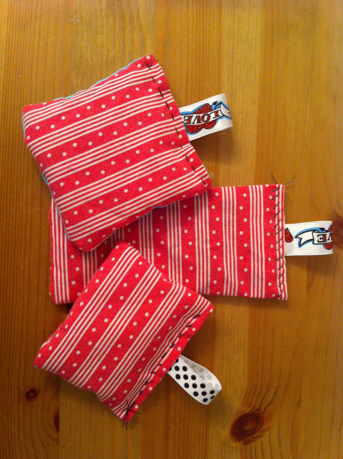 Handmade Sachets and Bookmark Set Organic Lavender