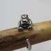 Baby Hippopotamus Ring in Solid Sterling Silver