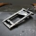 French Guillotine Pendant Necklace in Solid White Bronze with Sterling Silver Overlay